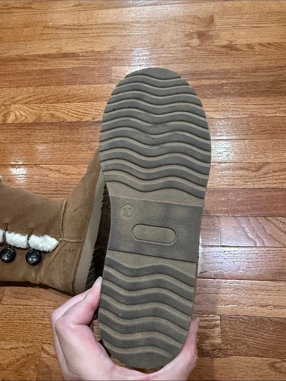 Women’s Shearling-Trim Winter Boots - Brown